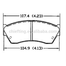 D451 55200-61880 Presse Chevrolet pour plaquettes de frein